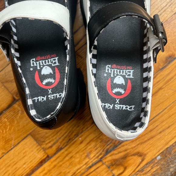 “Cat you Later” Dolls Kill Black & White Dress Shoes - Picture 12 of 12